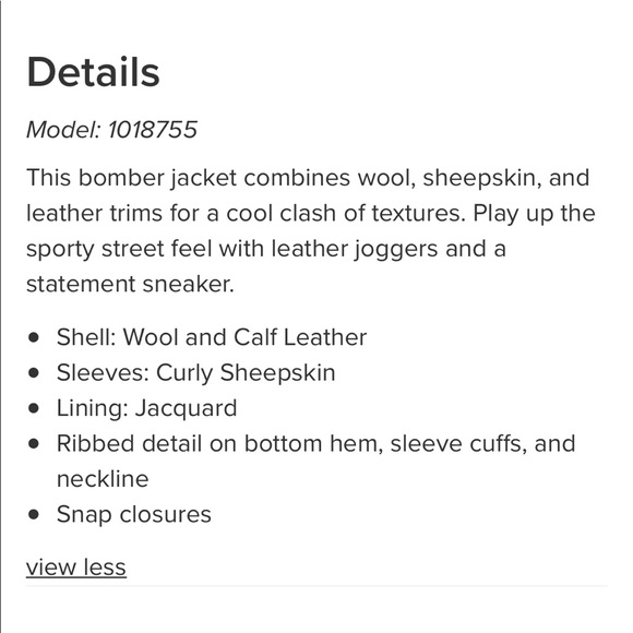 SOLD! UGG Wool Bomber Jacket. STUNNNER!! 🔥 NWT! - Picture 8 of 8